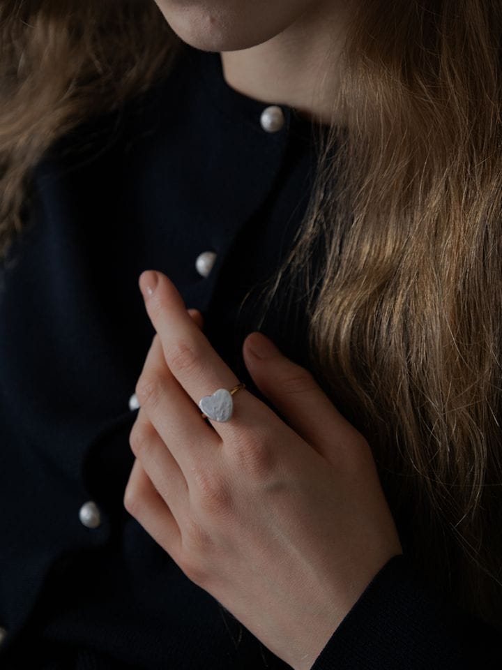 heart 淡水pearl ring | ring | sheriche（シェリッシュ）