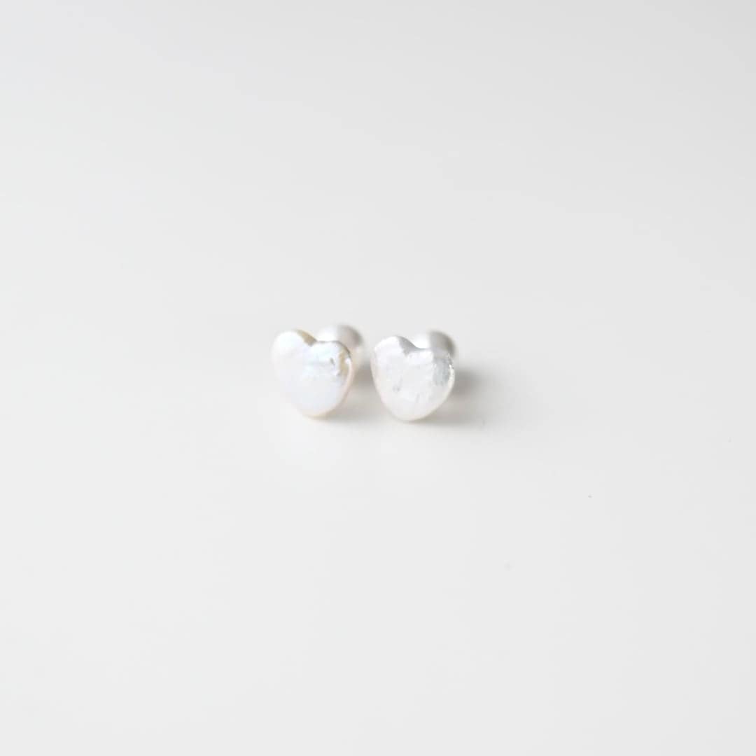 Sheriche heart淡水pearl pierce 【grace】 heart 淡水pearl pierce【grace】 | 【grace】 | sheriche（シェ