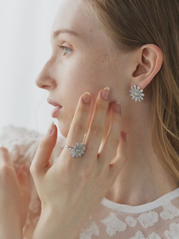Shericheマーガレットピアス　イエロー トレフルプラスワン marguerite pierce -yellow- | pierce | sheriche（シェリッシュ）