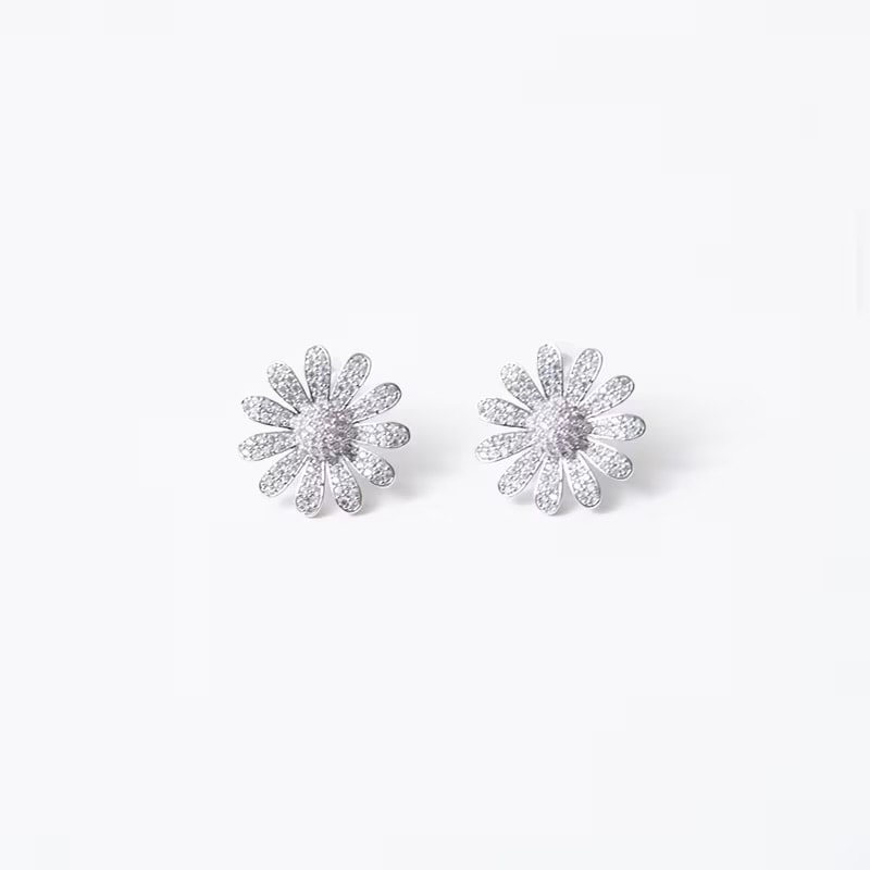 marguerite earring -pink-
