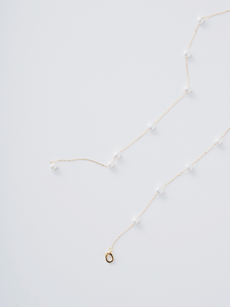 淡水pearl station necklace -long- | ALL ITEM | sheriche（シェ