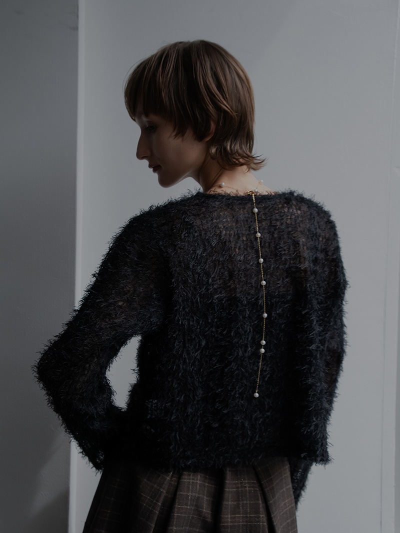 淡水pearl station necklace -long- | ALL ITEM | sheriche（シェ