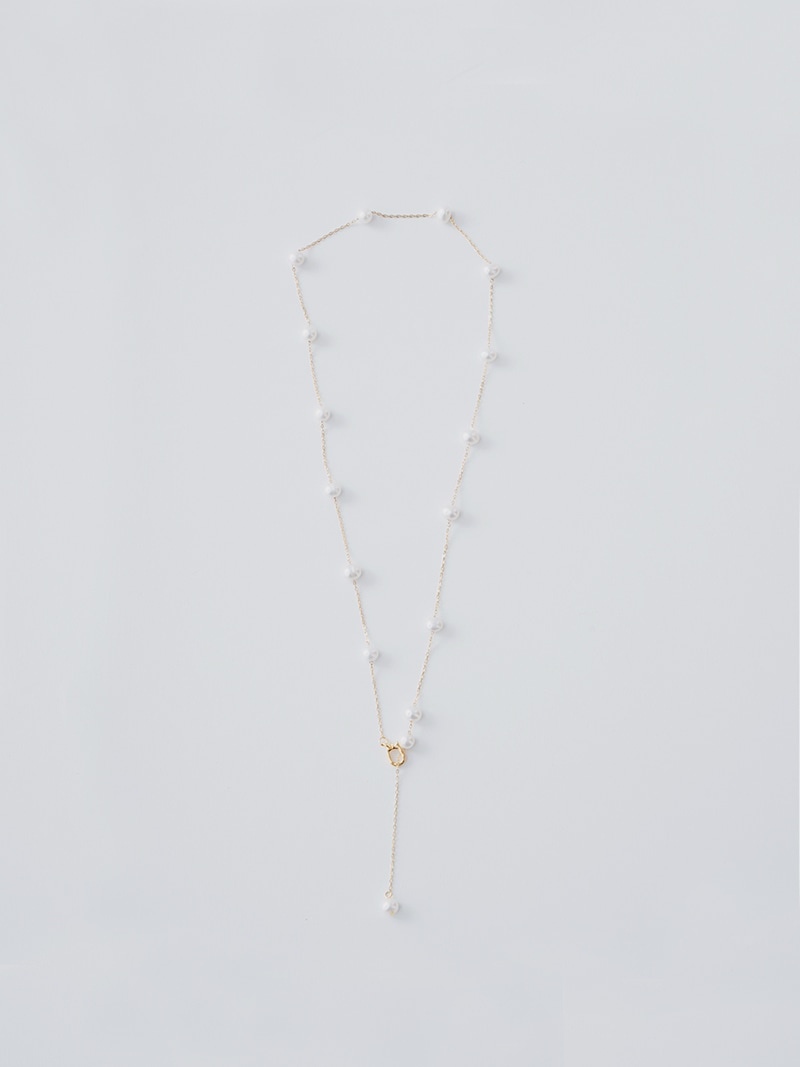 【新品】Sheriche 淡水pearl station necklace 淡水pearl station necklace | ALL ITEM | sheriche（シェリッシュ）
