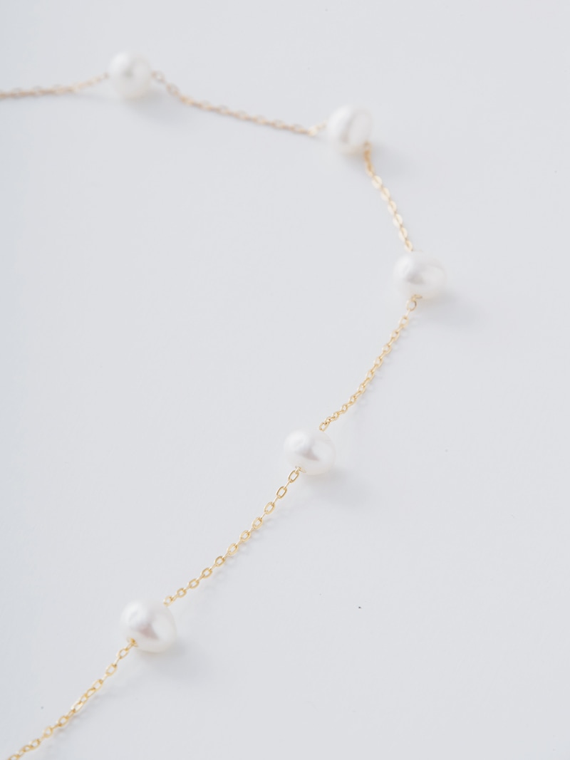 sheriche シェリッシュ heart 淡水pearl necklace 淡水pearl station necklace -long- | ALL ITEM | sheriche（シェ