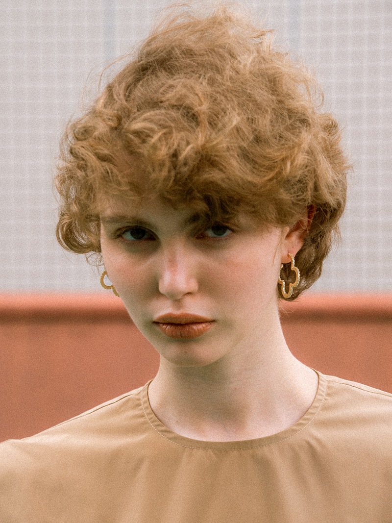 clover hoop pierce (gold) | ALL ITEM | sheriche（シェリッシュ）