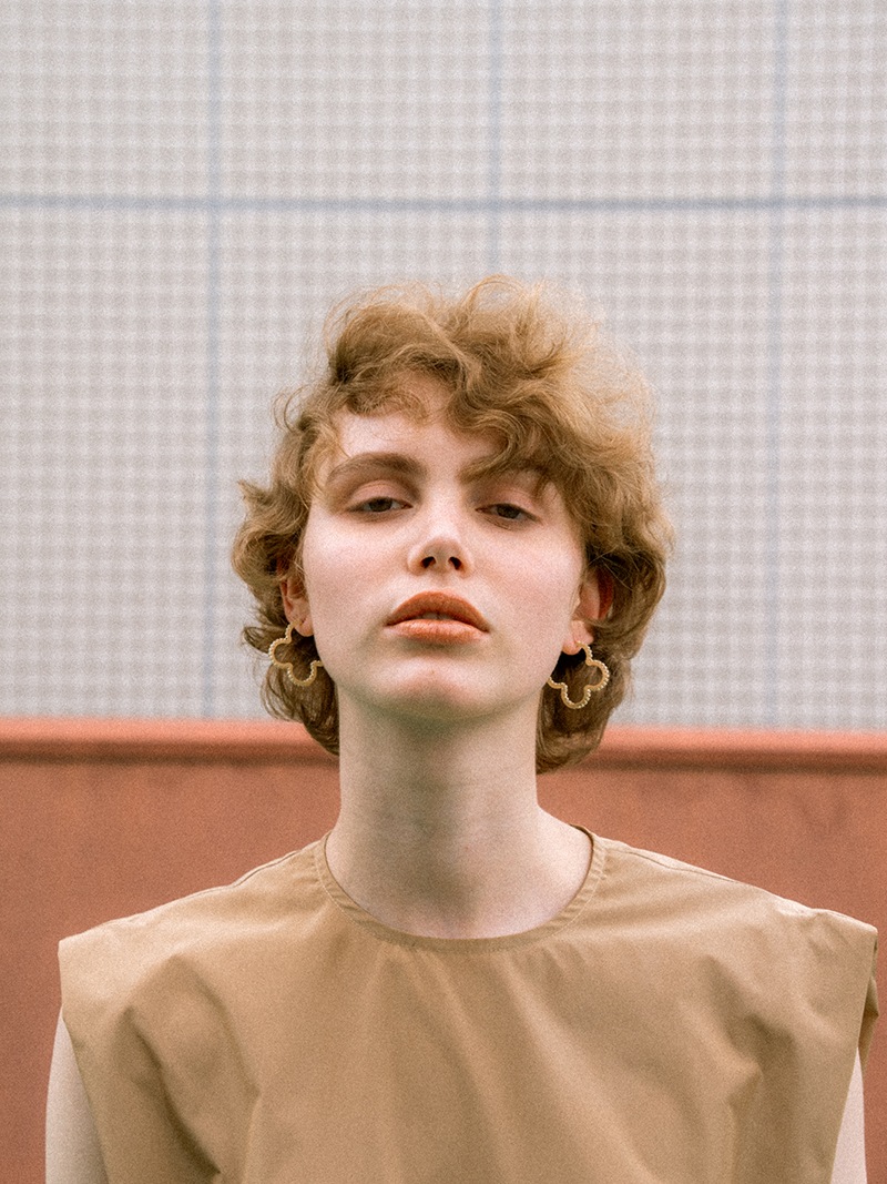 clover hoop pierce (gold) | ALL ITEM | sheriche（シェリッシュ）