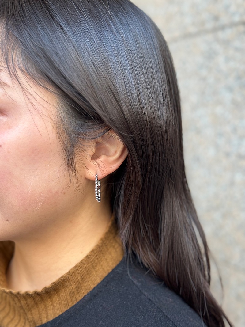 dot clover hoop pierce -silver- | pierce | sheriche（シェリッシュ）