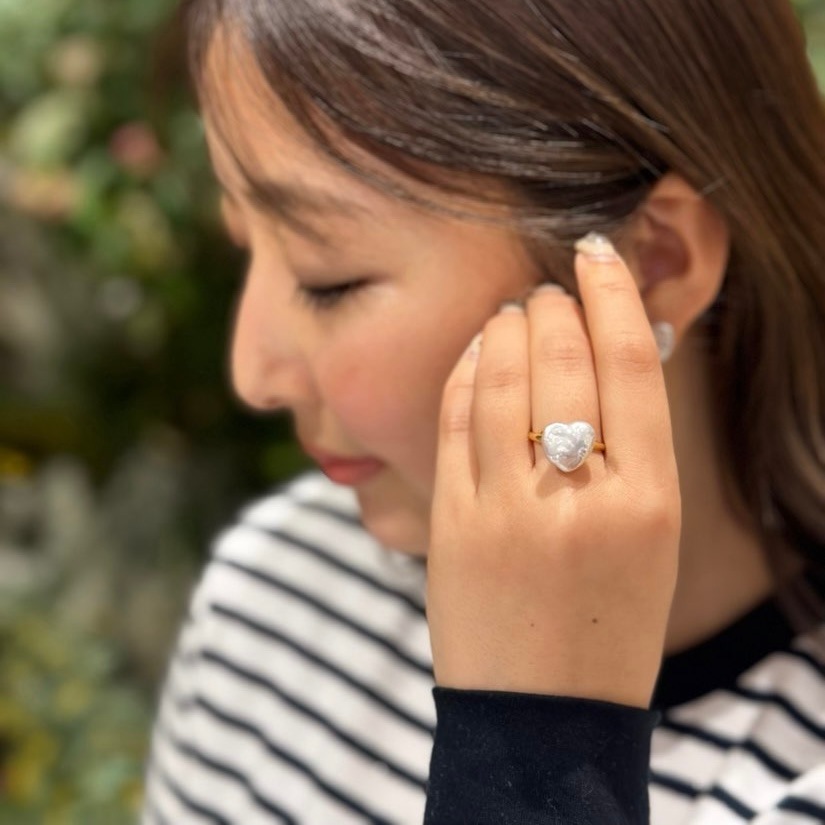 heart 淡水pearl ring | ring | sheriche（シェリッシュ）