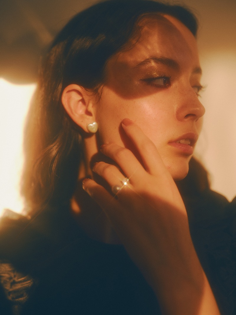 Sheriche heart淡水pearl pierce 【grace】 heart 淡水pearl pierce【grace】 | 【grace】 | sheriche（シェ