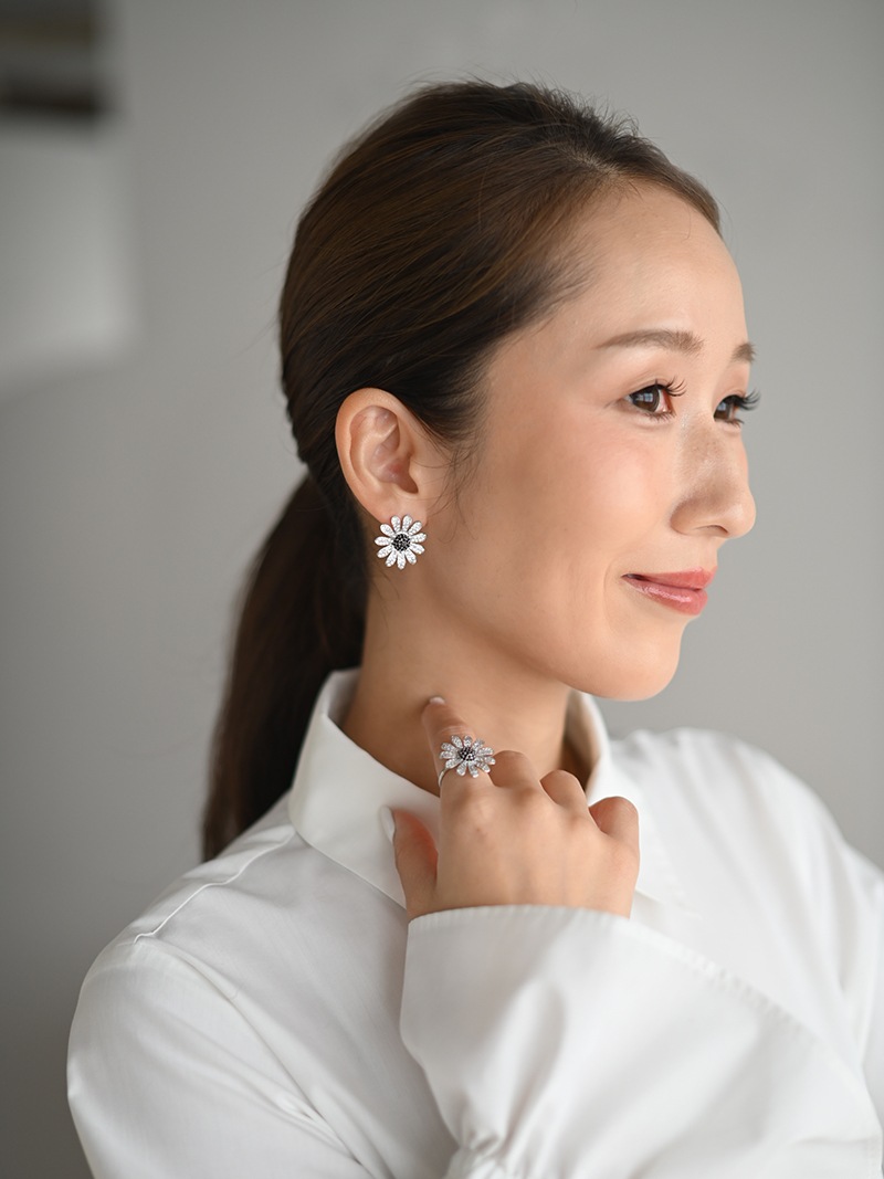 Sheriche マーガレットピアス marguerite pierce -black- | pierce | sheriche（シェリッシュ）