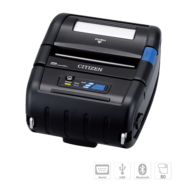 サーマルプリンター　CITIZEN CMP-30BT 80mm幅 Bluetoothモバイル感熱プリンタ CMP-30ⅡBT-JL 磁気カード