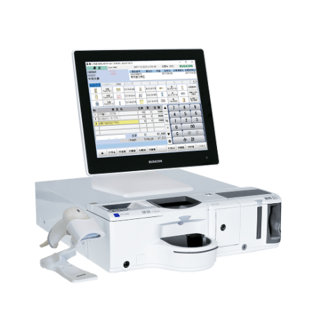 ウイルス対策セミセルフレジ。クリニック・病院・調剤薬局向け自動釣銭