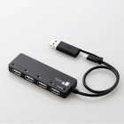 �����佪λ��U2HS-MB02-4BBK USB�ϥ֡�microB���ͥ�����ܡ�����եѥ/�Х��ѥ���ѡ˥��֥�å�/���ޡ��ȥե���/�ѥ������б����쥳��