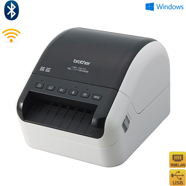 brother/�֥饶�� 4��������б� ��Ǯ��٥�ץ�󥿡� ������Ģ��٥� ʪή QL-1115NWB