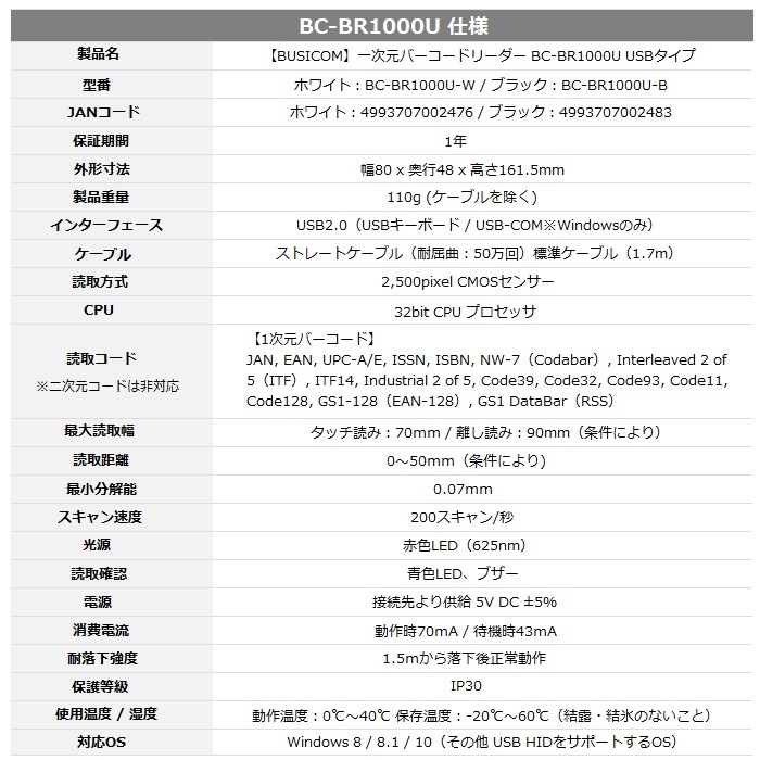  Сɥ꡼ BC-BR1000U-B (USB֥å) С   1 1D 1ǯݾڡܸۡޥ˥奢뤢BUSICOM