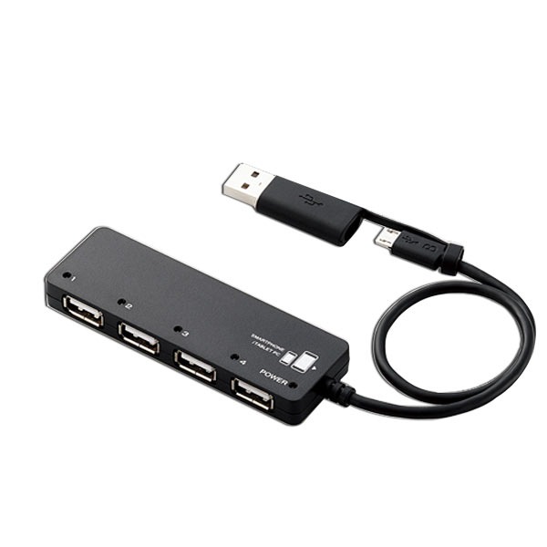 �����佪λ��U2HS-MB02-4BBK USB�ϥ֡�microB���ͥ�����ܡ�����եѥ/�Х��ѥ���ѡ˥��֥�å�/���ޡ��ȥե���/�ѥ������б����쥳��