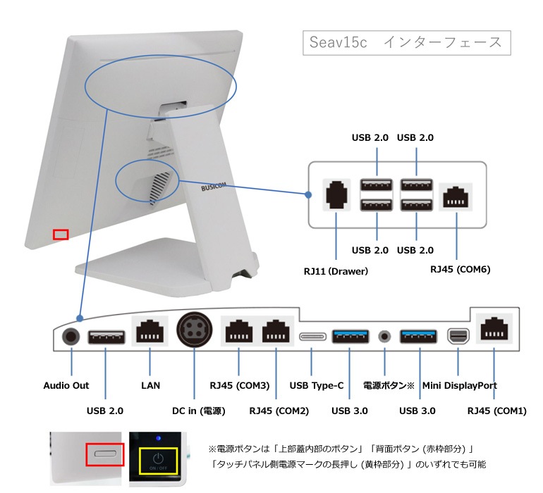 Windows 11 IoT 15 ̳ åPC Intel N97 12 8GB  SSD128GBSeav-15c2åۥ磻/֥å  BUSICOM