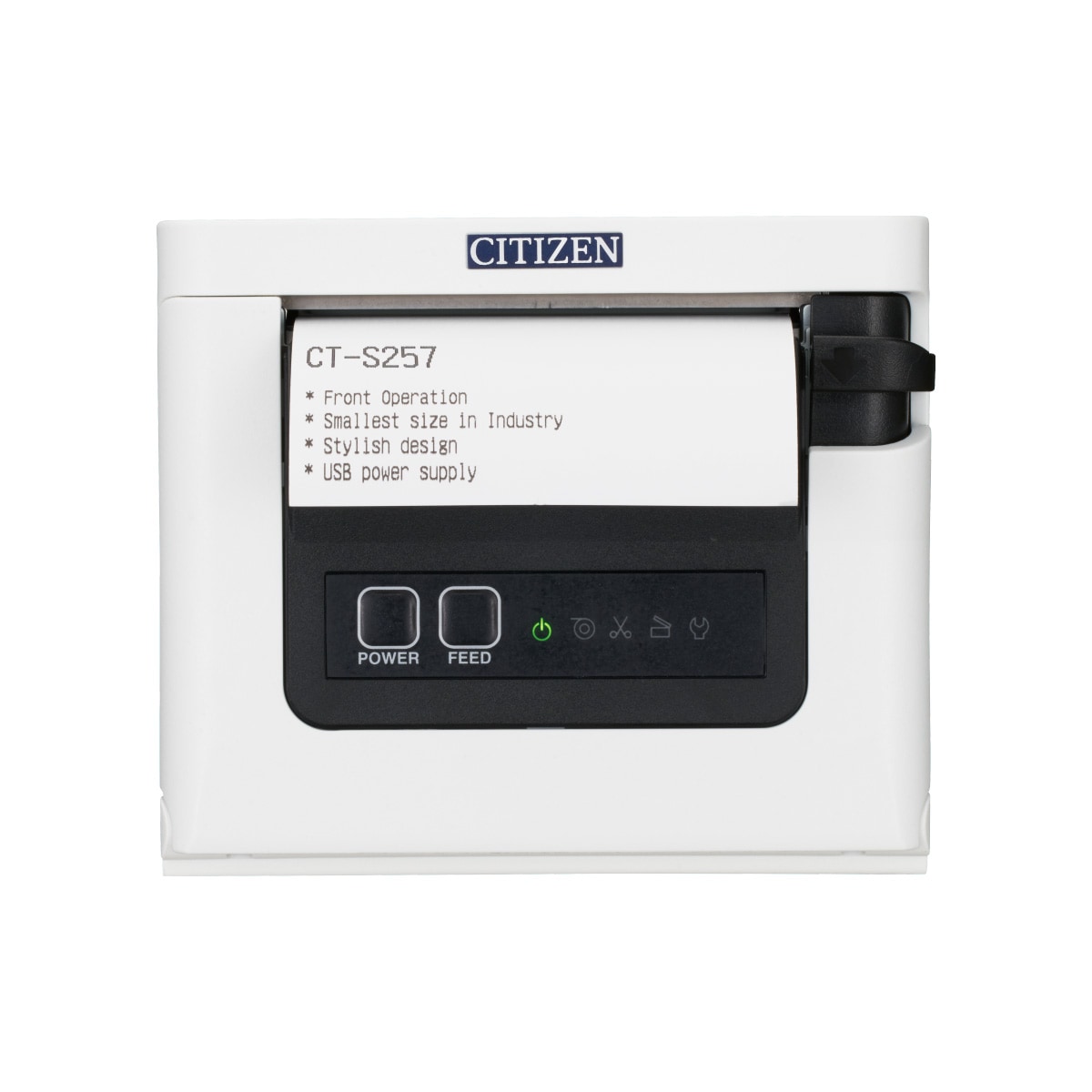 ��������CT-S257RSJ-BK �����ޥ�ץ�󥿡ʥ��ꥢ��RS-232C+USB�֥�å���80��58mm���б����Ÿ�Ʊ��