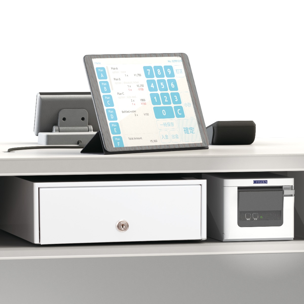 ��������CT-S257RSJ-BK �����ޥ�ץ�󥿡ʥ��ꥢ��RS-232C+USB�֥�å���80��58mm���б����Ÿ�Ʊ��