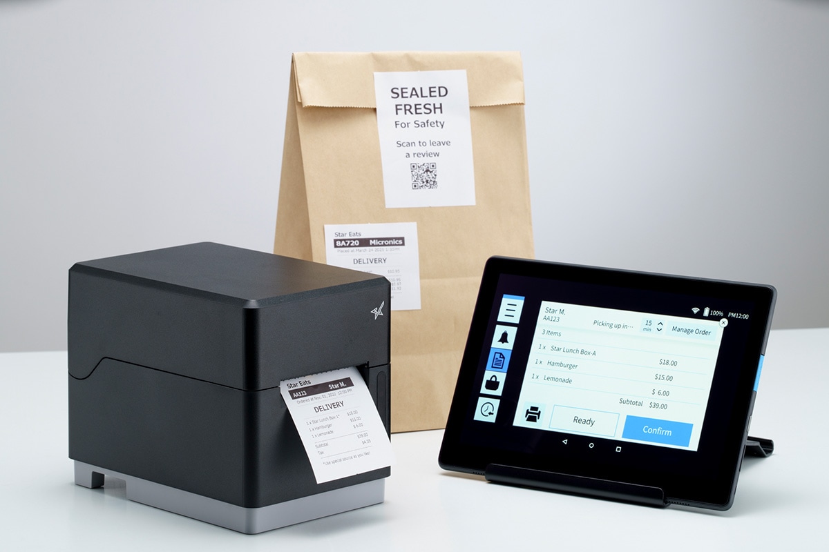 スター精密正規代理店】スマレジ mC-Label3 ラベルプリンターMCL32CBI