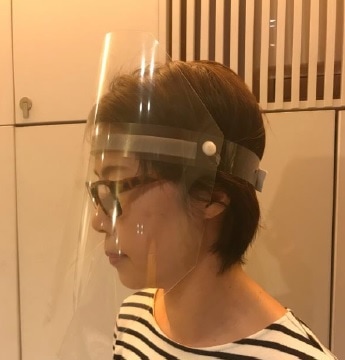 大型フェイスシールド（W300×330mm）5枚セット