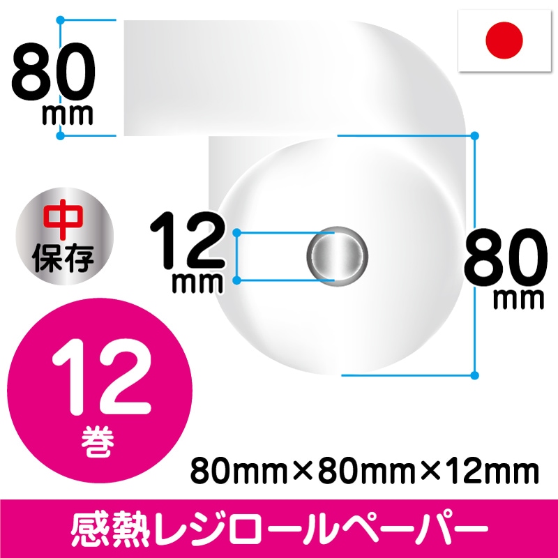 80mm×80mm×12mm | 中保存 | 12巻