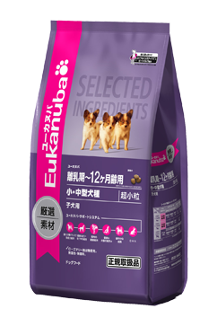 ユーカヌバ 離乳期~12ヶ月齢用 小・中型犬種 超小粒 7.5kg