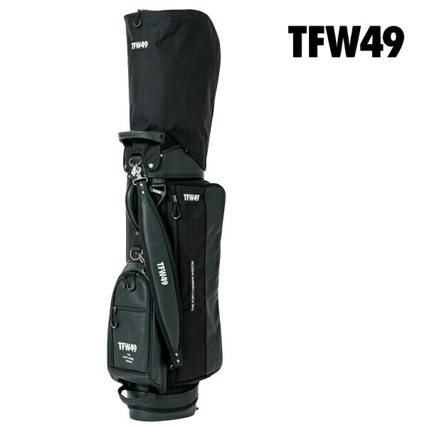 新品☆TFW49☆ ゴルフキャディーバッグ TFW49 キャディバッグ ゴルフバッグ 9インチ LEATER CADDIE BAG