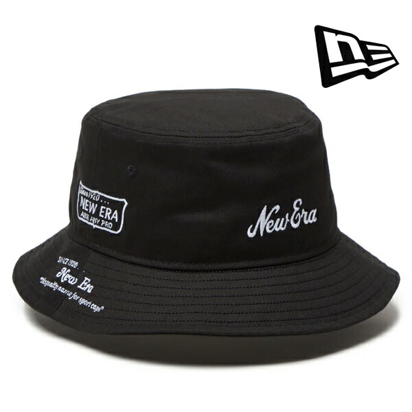 ニューエラ 2024年秋冬モデル メンズ BUCKET01 ARCHIVE LOGO ハット
