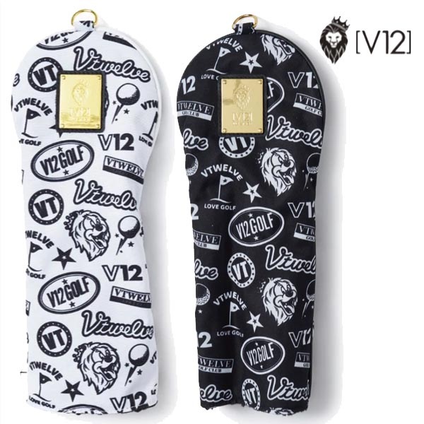 V12 ゴルフ ヘッドカバー ドライバー用