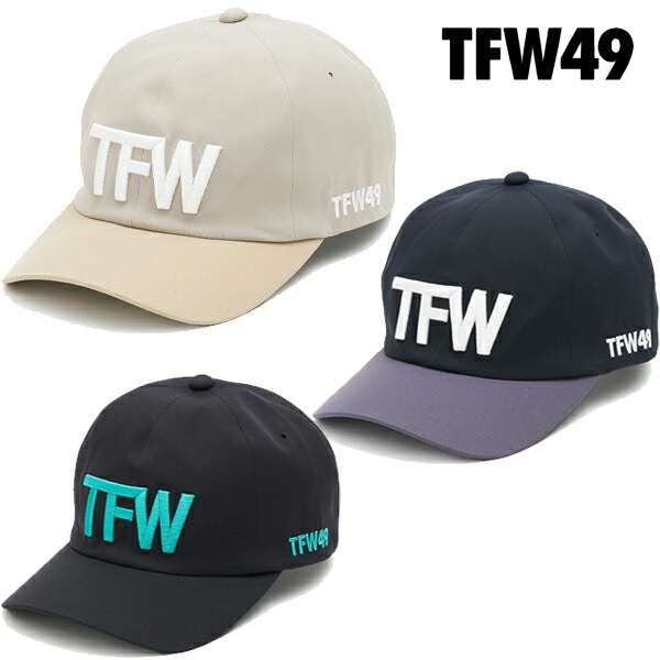 TFW49 6PANEL CAP　T132510015 キャップ　つば長　新品 TFW49 ティーエフダブリュー49 TFW 6P CAP TFW 6パネル キャップ