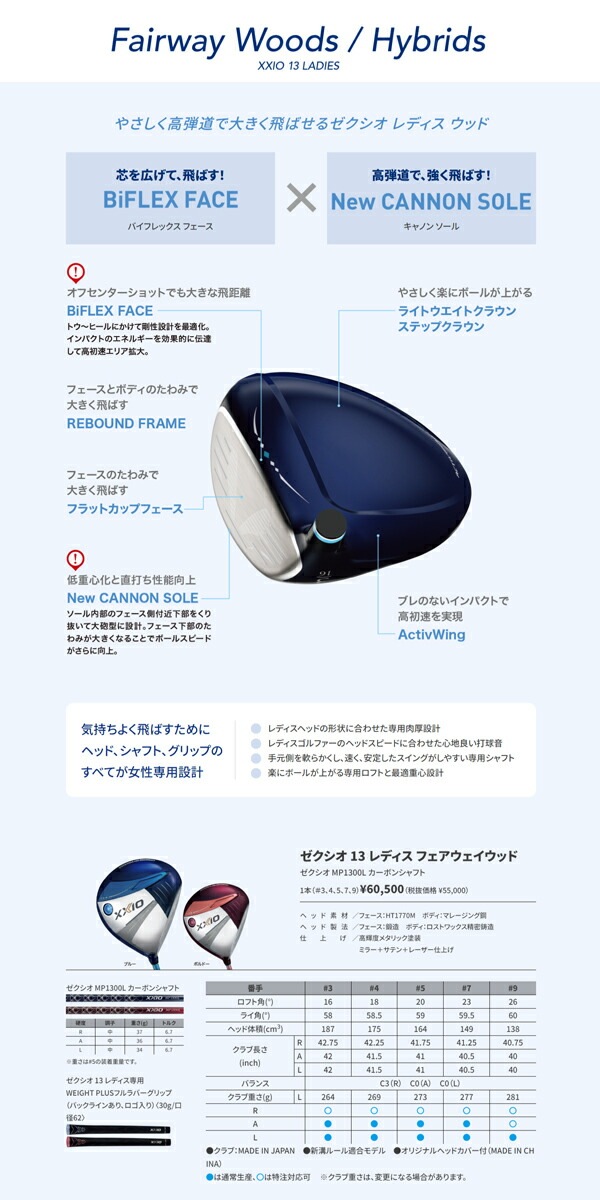 ダンロップ レディース XXIO13 ゼクシオ サーティーン ゴルフクラブ 11