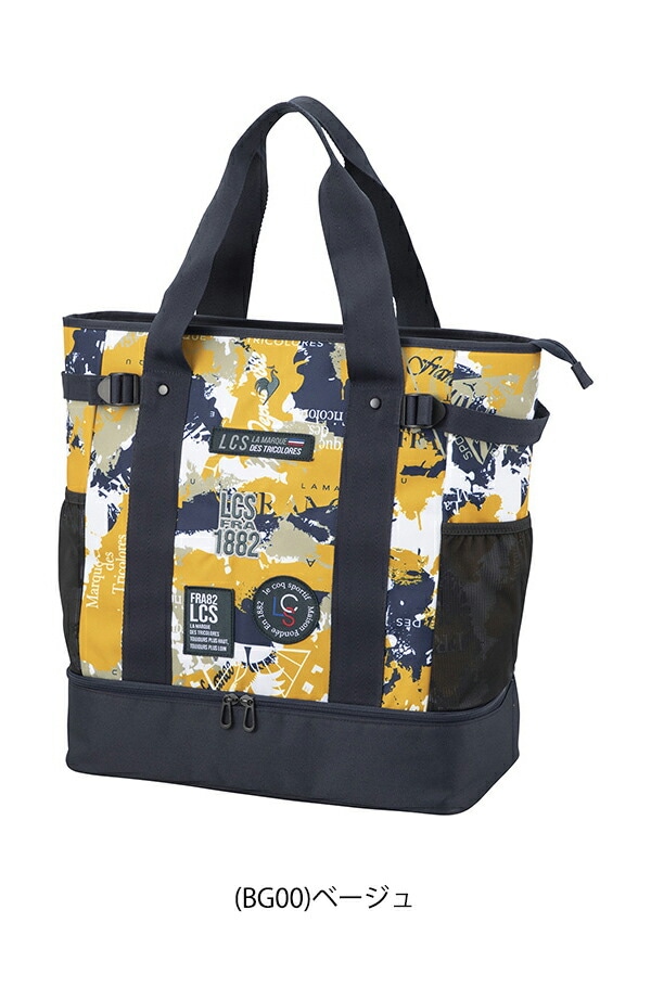 ルコック ゴルフバッグ トートバッグ ユニセックス　ブラック　二層式 楽天市場】ルコックスポルティフ ゴルフ 二層式 ボストンバッグ