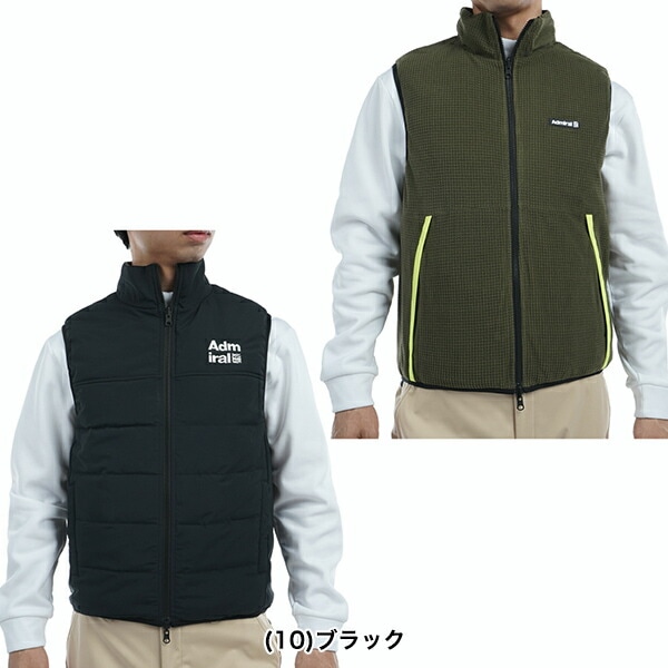 アドミラル 2024年秋冬モデル メンズ リバーシブル フリース コンビ
