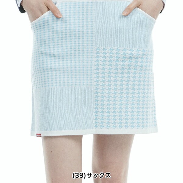 ✨Admiral アドミラル✨2024年 プリーツスカート アドミラル 2024年秋冬モデル レディース パターンミックス ニット