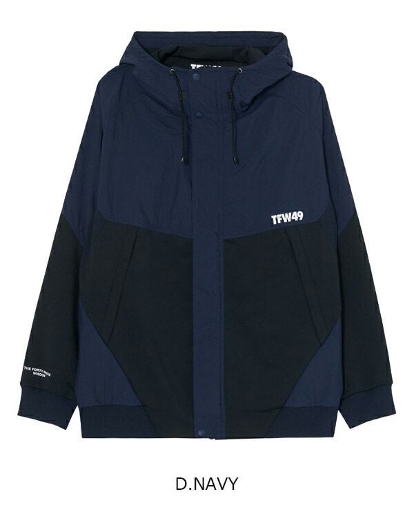 TFW49 2024年秋冬モデル メンズ コンビネーション フーデッド ブルゾン