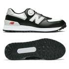 �˥塼�Х�󥹥���� ��˥��å��� 574 V3 BOA ���ѥ����쥹 ����ե��塼�� UGBS574�ʷ��� 2E�� NEW BALANCE GOLF �֥�å���24��