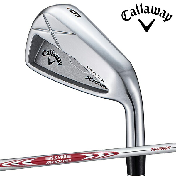 ���������������� ��� X FORGED MAX STAR 25 ���å��� �ե������� �ޥå��� ������ �������� 5����(6-9��PW) NS PRO MODUS 3 TOUR 105 �������륷��եȡ�25��