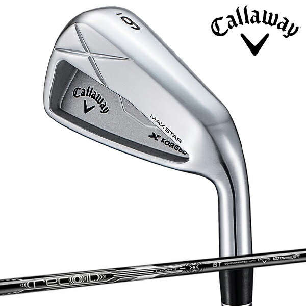 ���������������� ��� X FORGED MAX STAR 25 ���å��� �ե������� �ޥå��� ������ �������� 5����(6-9��PW) RECOIL DART 6T for Callaway �����ܥ󥷥�եȡ�25��