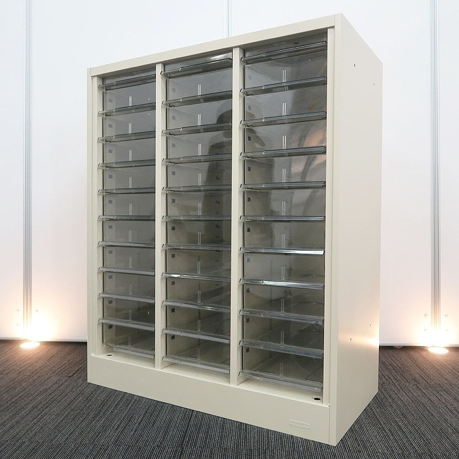 収納キャビネット】中古オフィス家具【プラスチック引き出し書庫