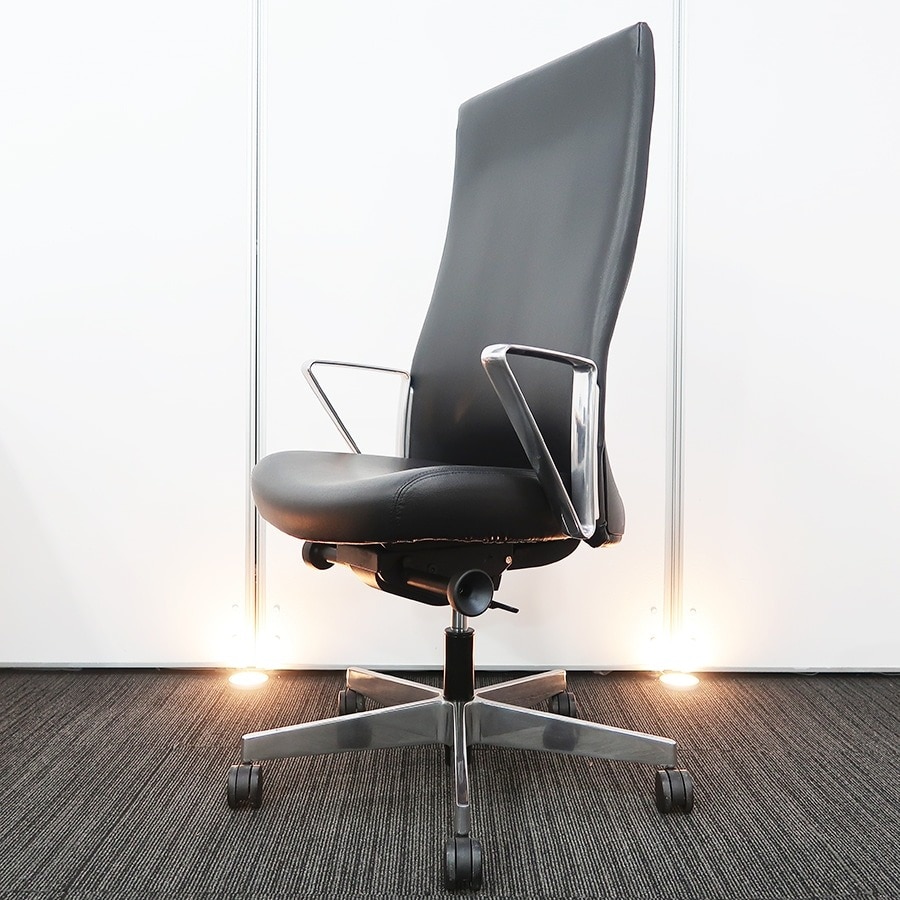 リミックス（Remix）ノル(Knoll) ハイバック レザー 中古 3676