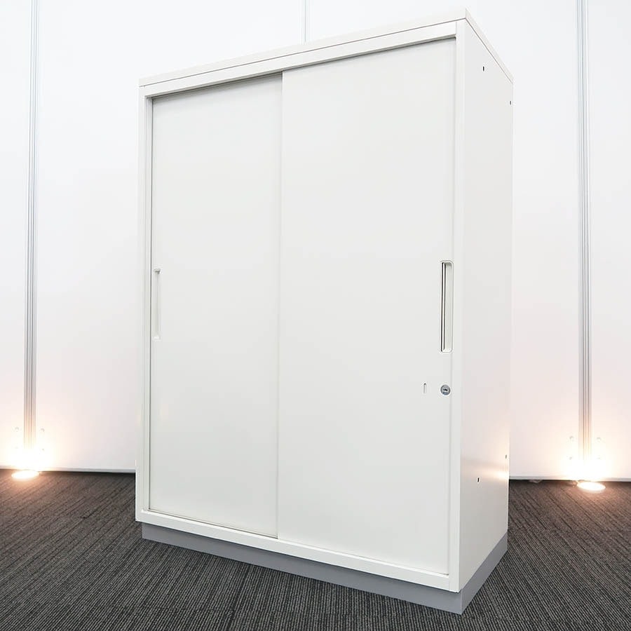 【SALE】【中古】L6　プラス　天板付き引き違い書庫　中古オフィス家具