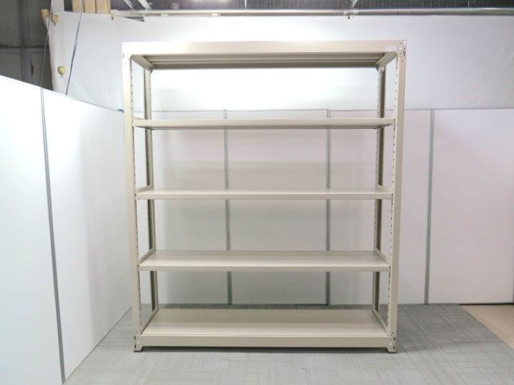 【中古】コクヨ ノンボルト中量ラック　W1800　中古オフィス家具