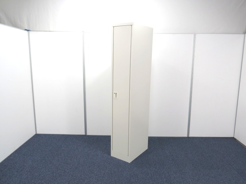 【中古】W型 イトーキ 1人用ロッカー スリム ホワイト 中古 3945