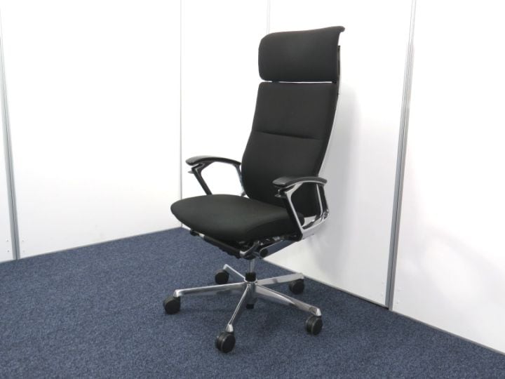 デュークチェア オカムラ エクストラハイバック 中古 R3961