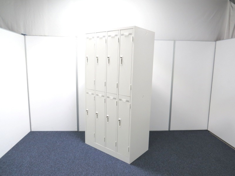 8人用ロッカー 生興 SLKW-8 中古 S3966