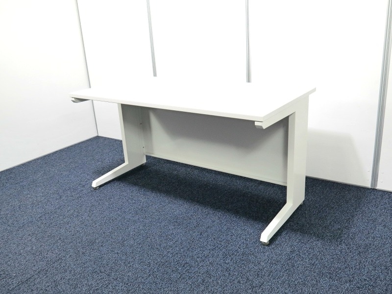 アドバンス オカムラ W1400 OAデスク ホワイト 中古 S3972