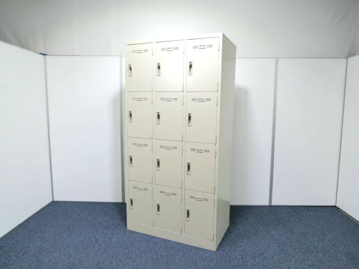 【中古】12人用ロッカー 生興 SLK‐12 中古 P3976