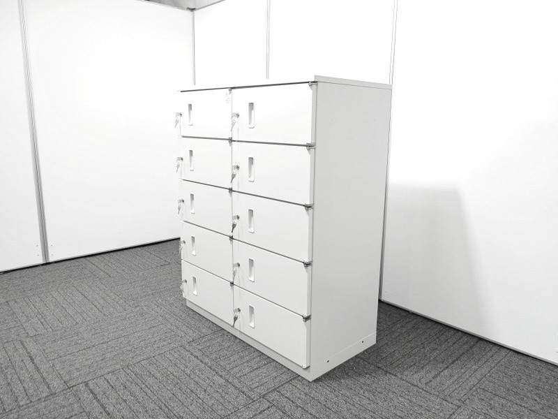 【中古】シンラインキャビネット イトーキ 個別ロック W9 中古 R4033