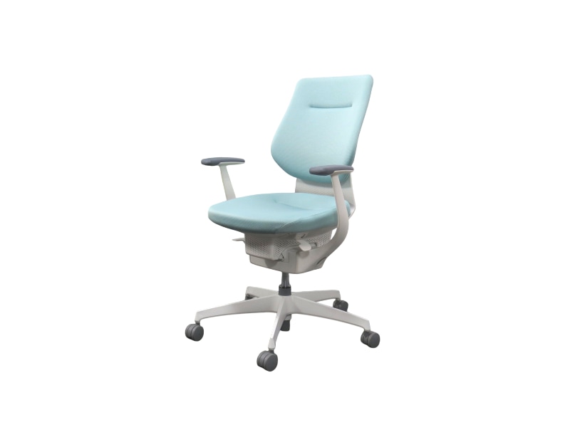 中古】コクヨ イングチェア バーチカルタイプ・固定肘・360°Gliding